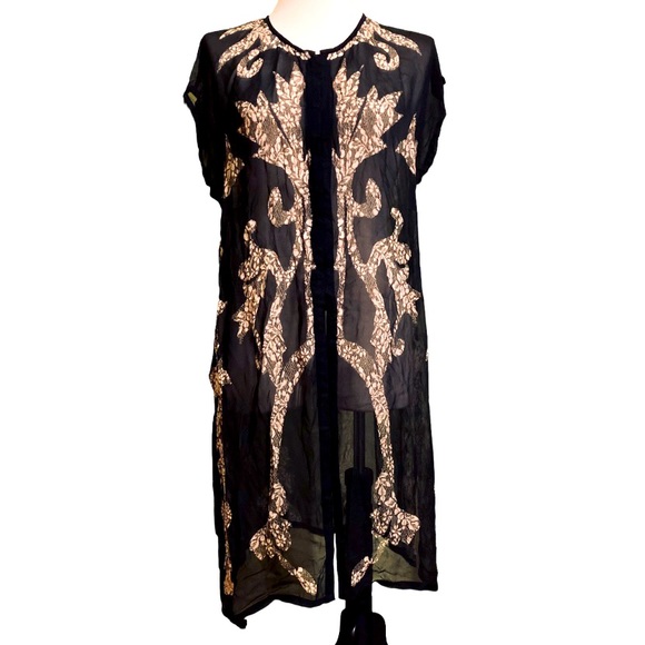 Duster sheer chiffon, - Picture 1 of 6